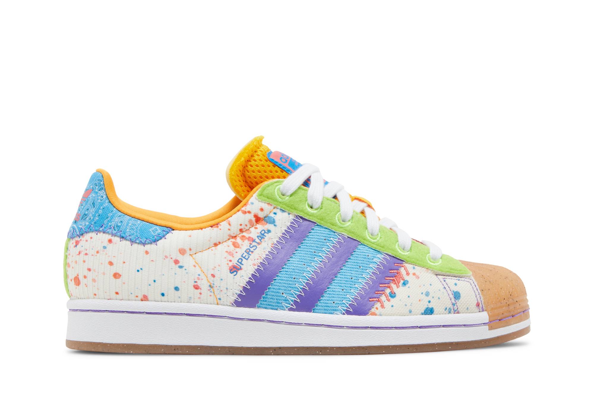 (W) S.E.E.D adidas Superstar G20 CM 201 'Paint Splattered'