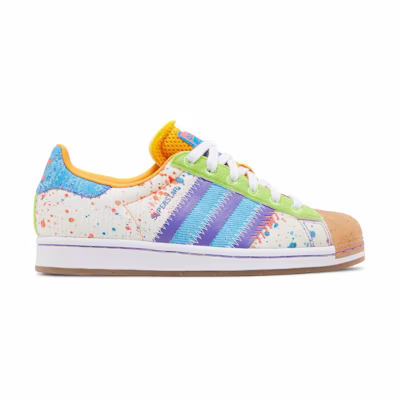 (W) S.E.E.D adidas Superstar G20 CM 201 'Paint Splattered'