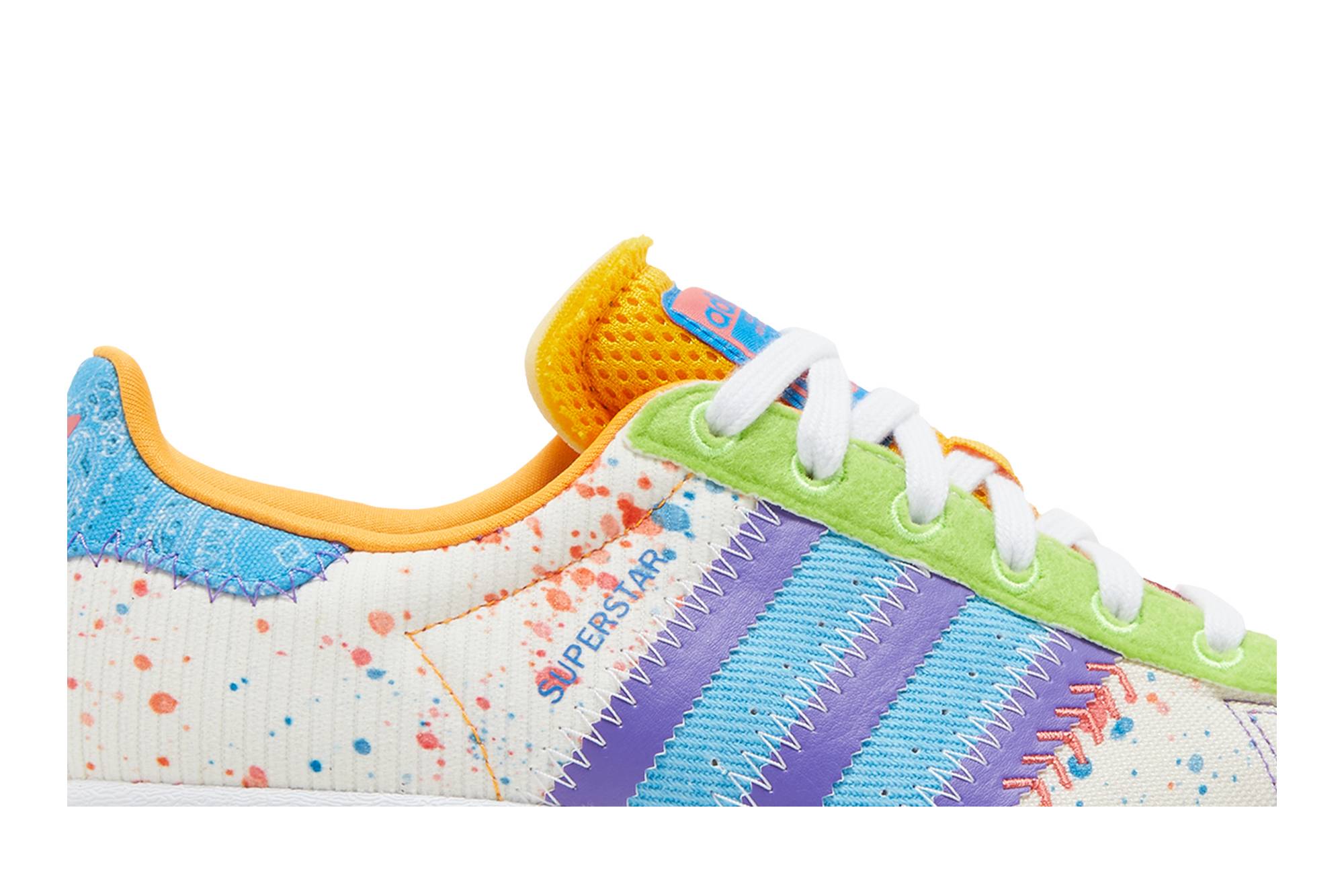 (W) S.E.E.D adidas Superstar G20 CM 201 'Paint Splattered' 圖 2