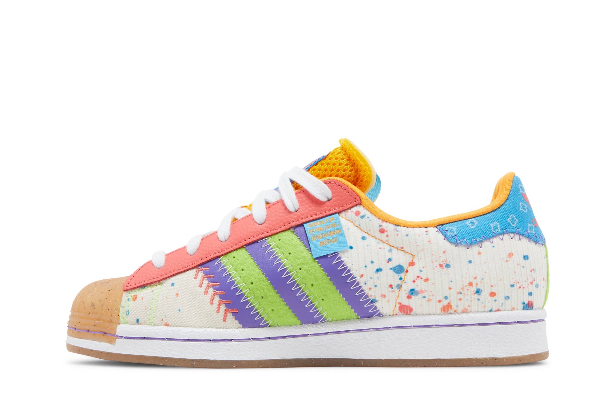 (W) S.E.E.D adidas Superstar G20 CM 201 'Paint Splattered' 圖 3