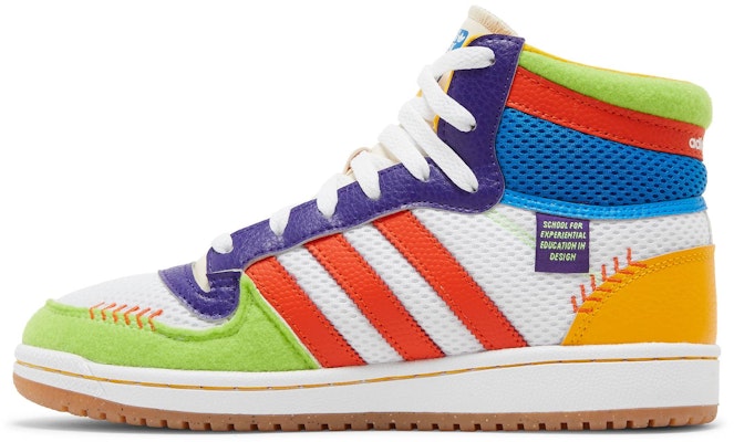 Rainbow adidas high sales tops