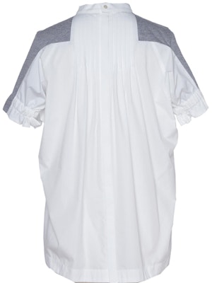 (W) サカイ スプライス クルーネック ショートスリーブ Tシャツ グレー SCW-087-376 Lookbook (W) サカイ スプライス クルーネック ショートスリーブ Tシャツ グレー SCW-087-376