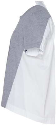 (W) サカイ スプライス クルーネック ショートスリーブ Tシャツ グレー SCW-087-376 Shop (W) サカイ スプライス クルーネック ショートスリーブ Tシャツ グレー SCW-087-376