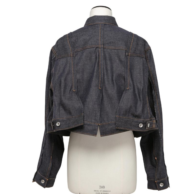 Lookbook (W) サカイ FW24 シングルブレスト デニムジャケット インディゴブルー 長袖 24-07354-499