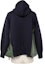 Lookbook (Women) Sacai SS24 Navy/Khaki Colorblock Zip Hoodie. SCW-230-212
