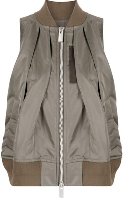 (W) サカイ SS24 シャイニー ノースリーブ クリンクル ベスト ジッパー - リードカラー 2407085550 Order (W) サカイ SS24 シャイニー ノースリーブ クリンクル ベスト ジッパー - リードカラー 2407085550