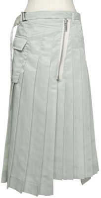 (W) サカイ SS24 ソリッド イレギュラーヘム ジッパー カジュアル ロングスカート グリーン レディース 24-07386-589 Buy (W) サカイ SS24 ソリッド イレギュラーヘム ジッパー カジュアル ロングスカート グリーン レディース 24-07386-589