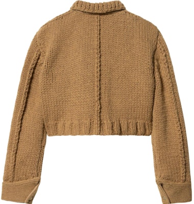 (W) サカイ x カーハート WIP FW23 ニット襟 マルチポケット カジュアルジャケット タン 23-06742-651 Lookbook (W) サカイ x カーハート WIP FW23 ニット襟 マルチポケット カジュアルジャケット タン 23-06742-651