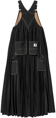 (W) Vestido Suspensorio Negro con Logo Sacai x Carhartt WIP SS24. I034061-1VR-XX Lookbook (W) Vestido Suspensorio Negro con Logo Sacai x Carhartt WIP SS24. I034061-1VR-XX