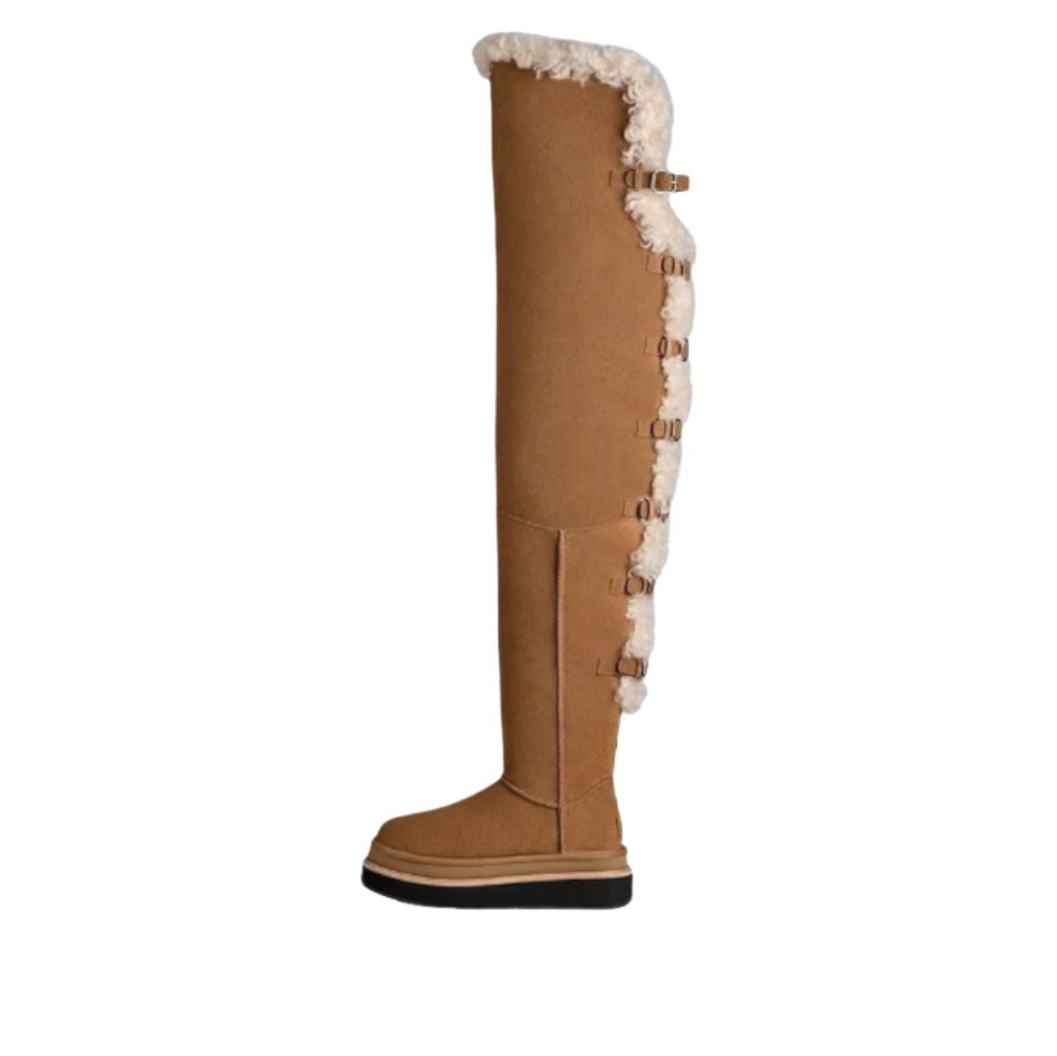 (Women) Sacai x UGG Thigh High Boot 'Chestnut' 1175215-CHE