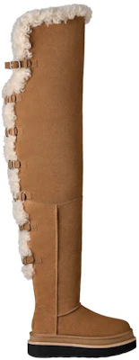(W) sacai x UGG 大腿高靴 栗色 1175215-CHE Details for (W) sacai x UGG 大腿高靴 栗色 1175215-CHE