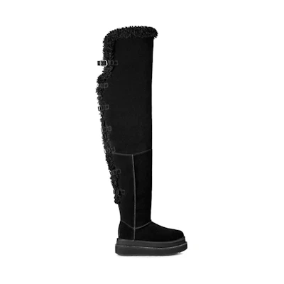 (W) Sacai UGG Thigh High Boot 'Black'