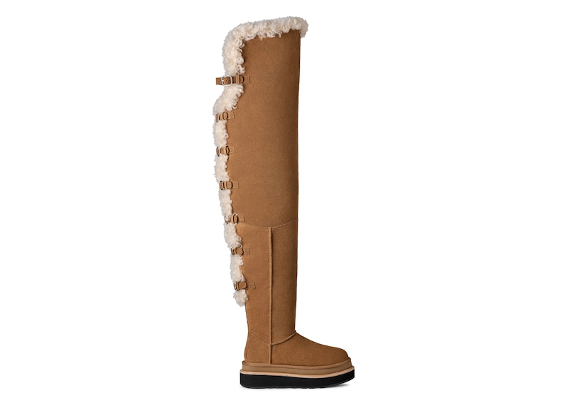 (Women) Sacai x UGG Thigh High Boot &#x27;Chestnut&#x27; 1175215-CHE