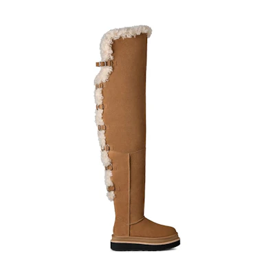 (W) Sacai UGG Thigh High Boot 'Chestnut'