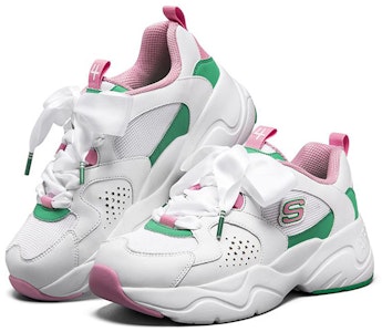 美少女戰士 x Skechers D'LITES Airy 2.0 木星 木野真琴 低幫 運動休閒鞋 女款 白綠 Lookbook 美少女戰士 x Skechers D'LITES Airy 2.0 木星 木野真琴 低幫 運動休閒鞋 女款 白綠