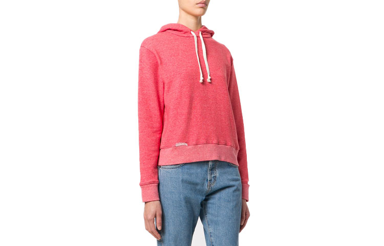 Order (Women) SAINT LAURENT 1971 Printed Pink Hoodie  Long Sleeve Sweatshirt. 480311YB2IF6383