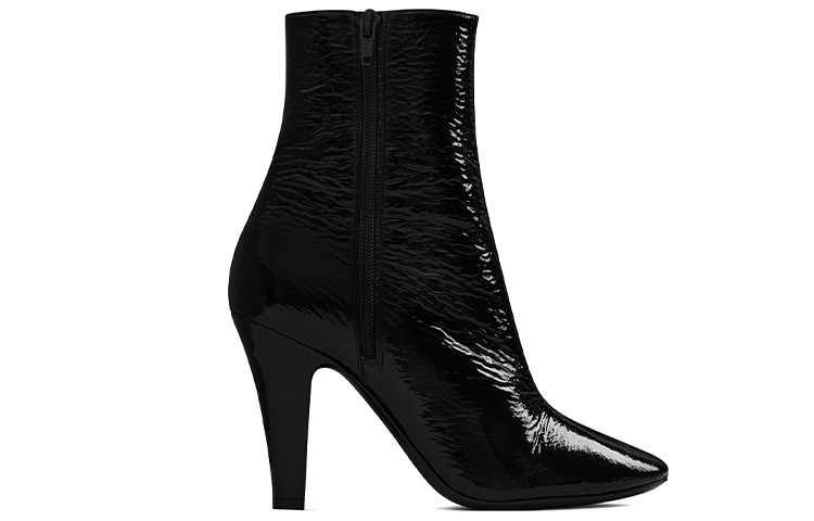 Order (W) Saint Laurent 68 'But Hitam Tumit Kulit Berkilat' 67075726O001000