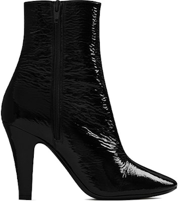 (Women) Saint Laurent 68 'Black Patent Leather Ankle Boot' 67075726O001000 Order (Women) Saint Laurent 68 'Black Patent Leather Ankle Boot' 67075726O001000