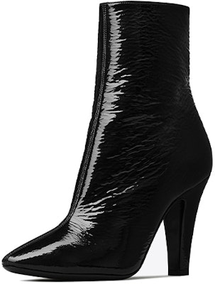 (Women) Saint Laurent 68 'Black Patent Leather Ankle Boot' 67075726O001000 Lookbook (Women) Saint Laurent 68 'Black Patent Leather Ankle Boot' 67075726O001000