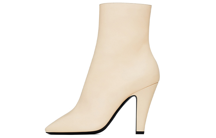 (Women) Saint Laurent 68 Booties 'Beige' 6581512W7009225
