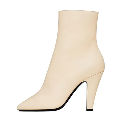 (W) Saint Laurent 68 Booties 'Beige'