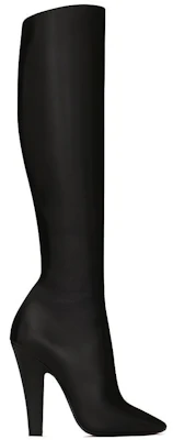 (W) Saint Laurent 68 High-Top Stiefel ''Glattes Schwarzes Leder'' 6579222W7001000 Order (W) Saint Laurent 68 High-Top Stiefel ''Glattes Schwarzes Leder'' 6579222W7001000