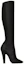 Order (W) Saint Laurent 68 High-Top Stiefel ''Glattes Schwarzes Leder'' 6579222W7001000