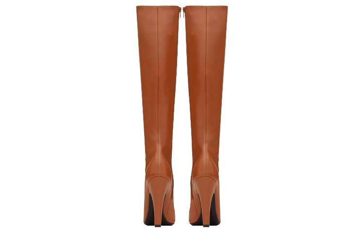 Purchase (W) Bota Alta Saint Laurent 68 'Cuero Suave Marrón' 6579222W7009808
