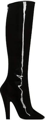(W) Saint Laurent 68 Stivali Alti ''Pelle Nera Lucida'' 6593941TV001000 Order (W) Saint Laurent 68 Stivali Alti ''Pelle Nera Lucida'' 6593941TV001000