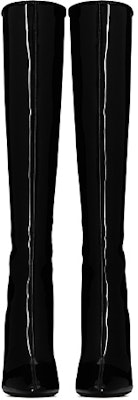 (Women) Saint Laurent 68 High-Top Boots 'Black Patent Leather' 6593941TV001000 Lookbook (Women) Saint Laurent 68 High-Top Boots 'Black Patent Leather' 6593941TV001000
