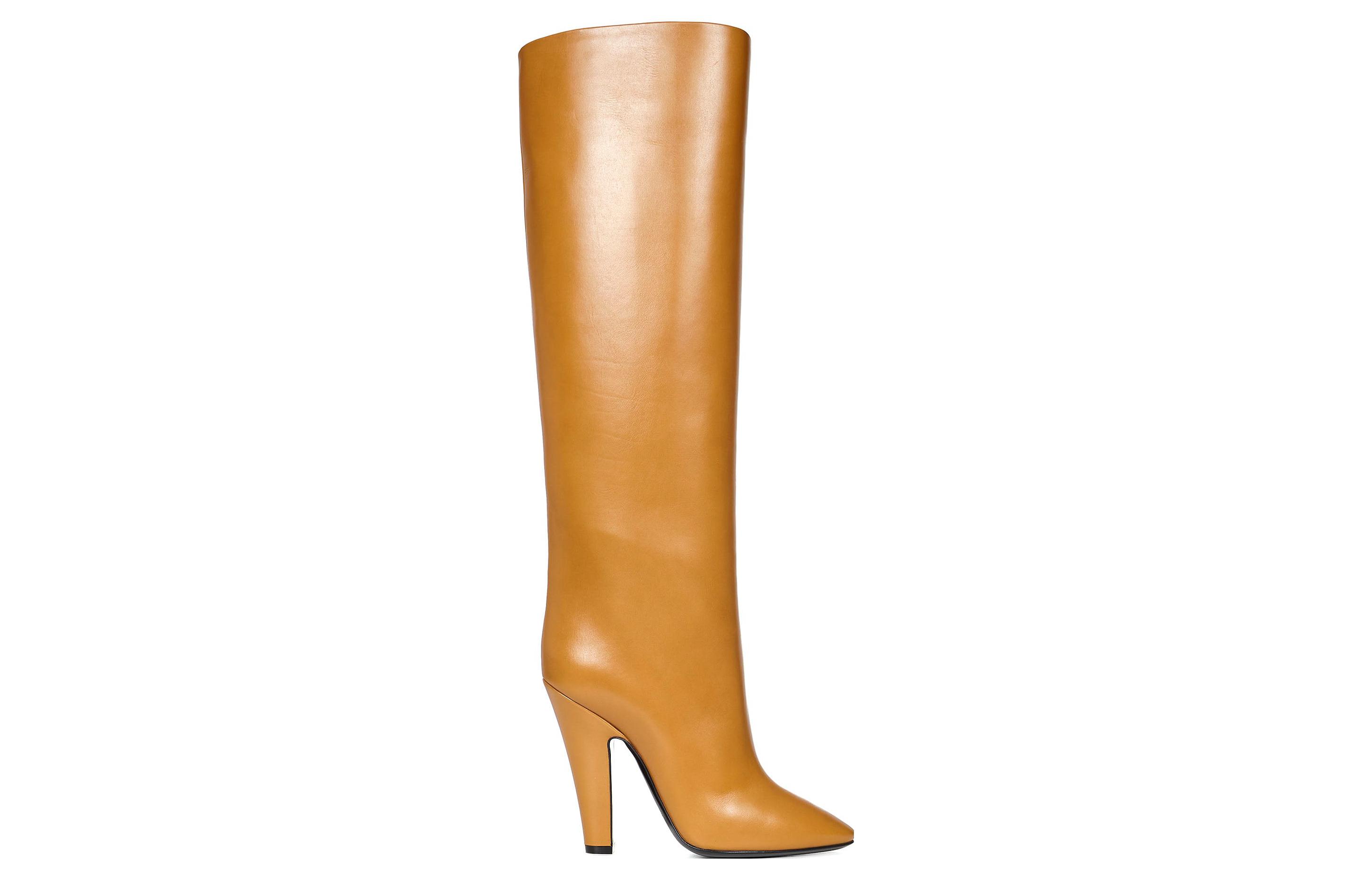 Order (W) Saint Laurent 68 High ''Glad Leer Bruin'' 6676252W7002143
