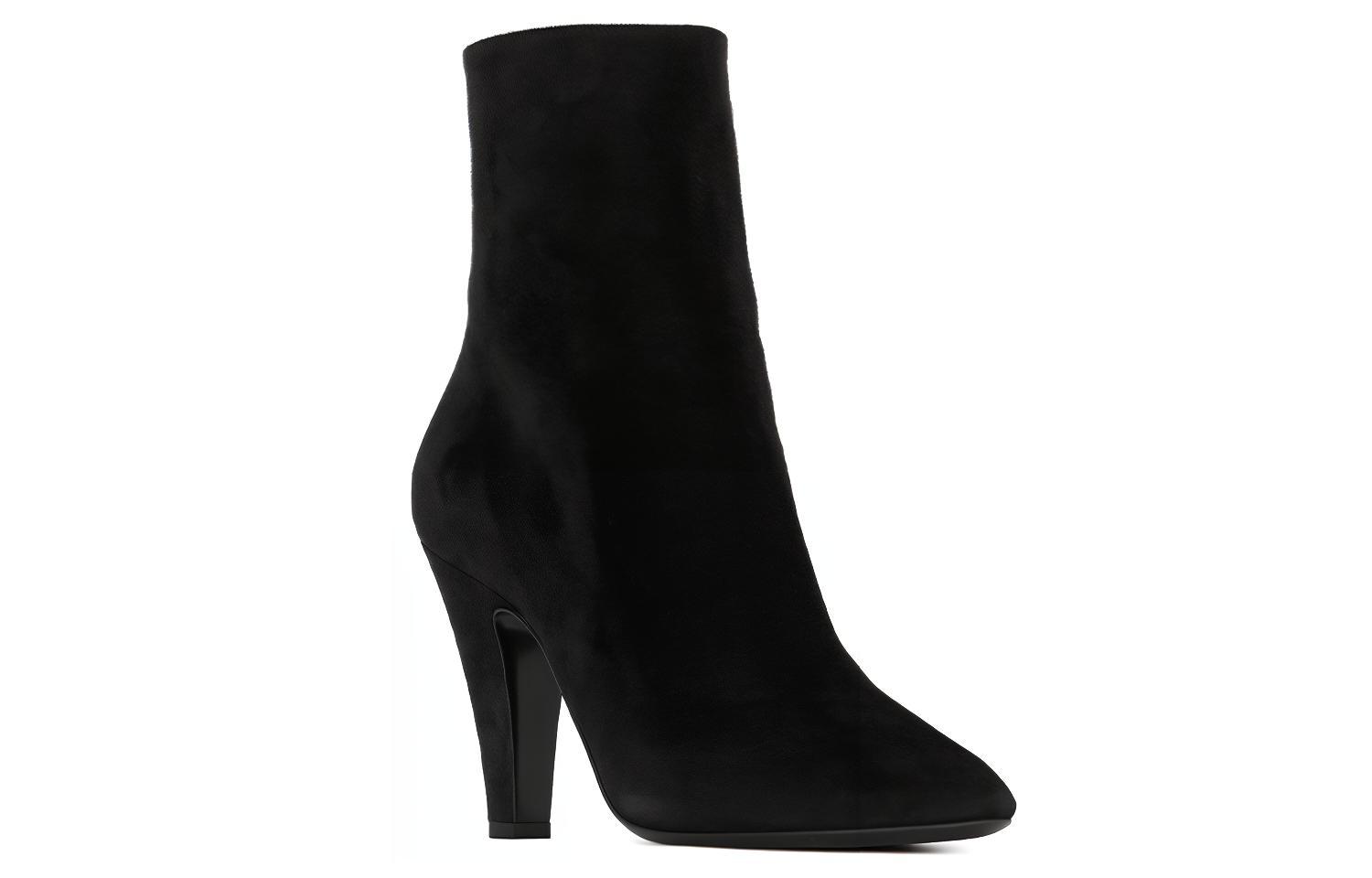 Lookbook (W) Saint Laurent 68 Sepatu Hak Tinggi 'Black Velvet' 65815127D001000