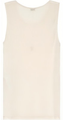 (W) サンローラン ベージュ SS23 ロゴ刺繍クルーネックタンクトップ 752721YBMV29774 Lookbook (W) サンローラン ベージュ SS23 ロゴ刺繍クルーネックタンクトップ 752721YBMV29774