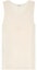 Lookbook (W) サンローラン ベージュ SS23 ロゴ刺繍クルーネックタンクトップ 752721YBMV29774