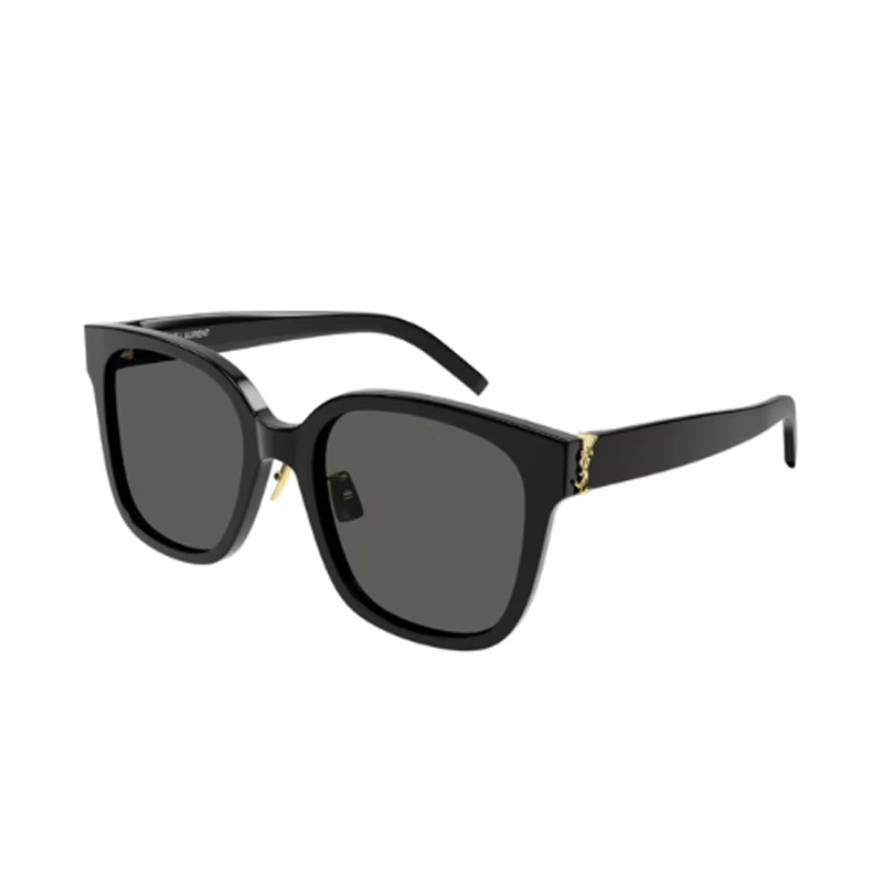 (Women) SAINT LAURENT  Black Gradient Lens Irregular Acetate Sunglasses SLM105F002 圖 2