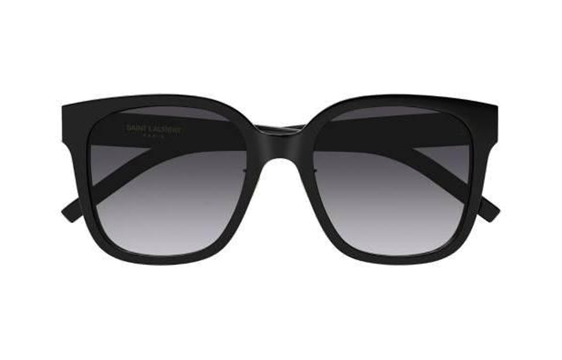 (Women) SAINT LAURENT  Black Gradient Lens Irregular Acetate Sunglasses SLM105F002 圖 5
