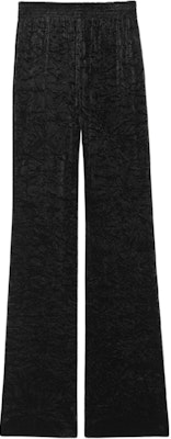 (W) SAINT LAURENT Seluar Palazzo Pinggang Tinggi Hitam FW22 Kasual. 718974Y5F611000 Buy (W) SAINT LAURENT Seluar Palazzo Pinggang Tinggi Hitam FW22 Kasual. 718974Y5F611000