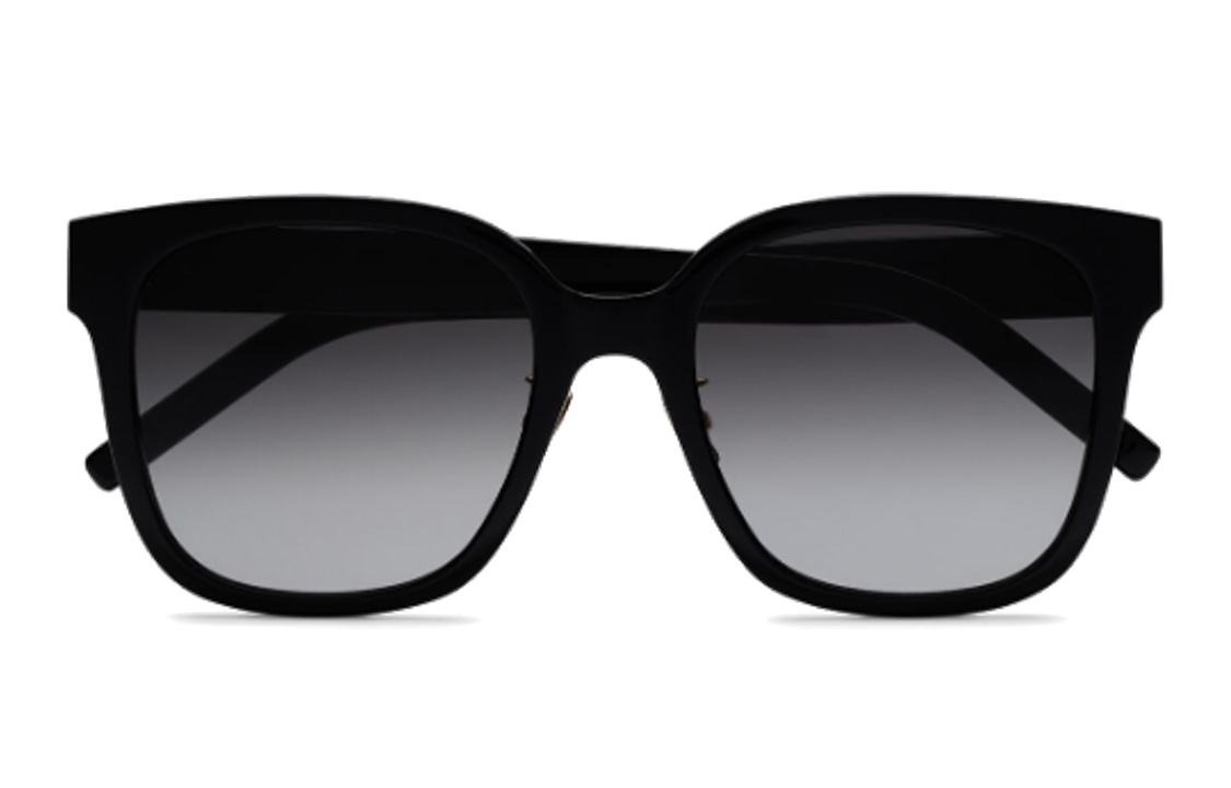 (Women) Saint Laurent  Black Irregular Gold YSL Sunglasses 736455Y99561014 圖 3