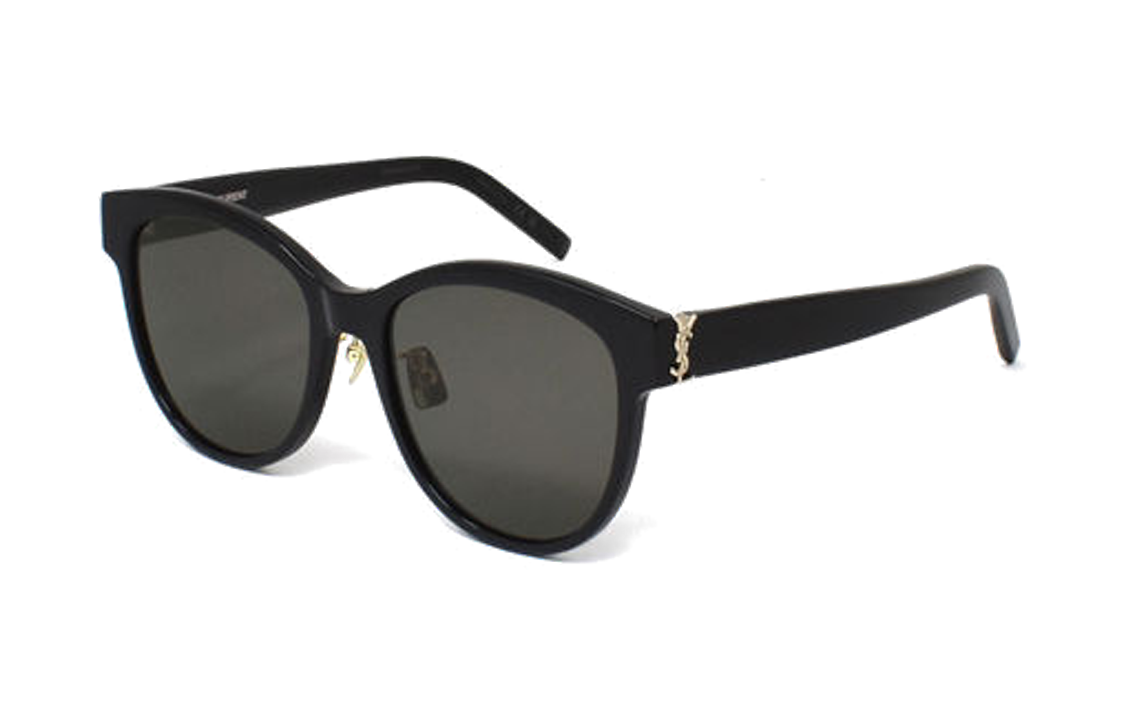 (Women) Saint Laurent  Black Irregular Sunglasses with Logo Letter Decoration. SLM107K-004 圖 2