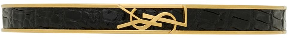 women-saint-laurent-black-leather-logo-bracelet-fashion-accessory-711618-cj-52-j1000