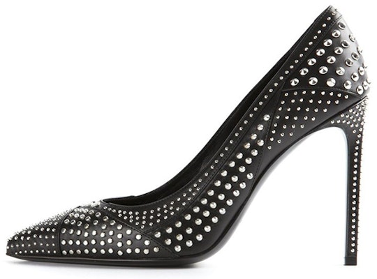 (Women) Saint Laurent 'Black Leather Pointed Toe High Heels' 375421BX3001000 Buy (Women) Saint Laurent 'Black Leather Pointed Toe High Heels' 375421BX3001000