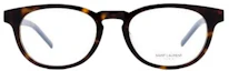 Order (W) SAINT LAURENT 黑色橢圓光學眼鏡框 - 時尚舒適款 SLM123F002