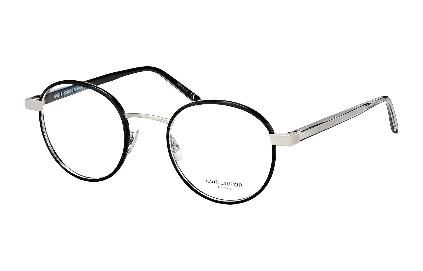 (Women) SAINT LAURENT  Black Round Alloy Optical Glasses - Minimalist Fashion. SL125001