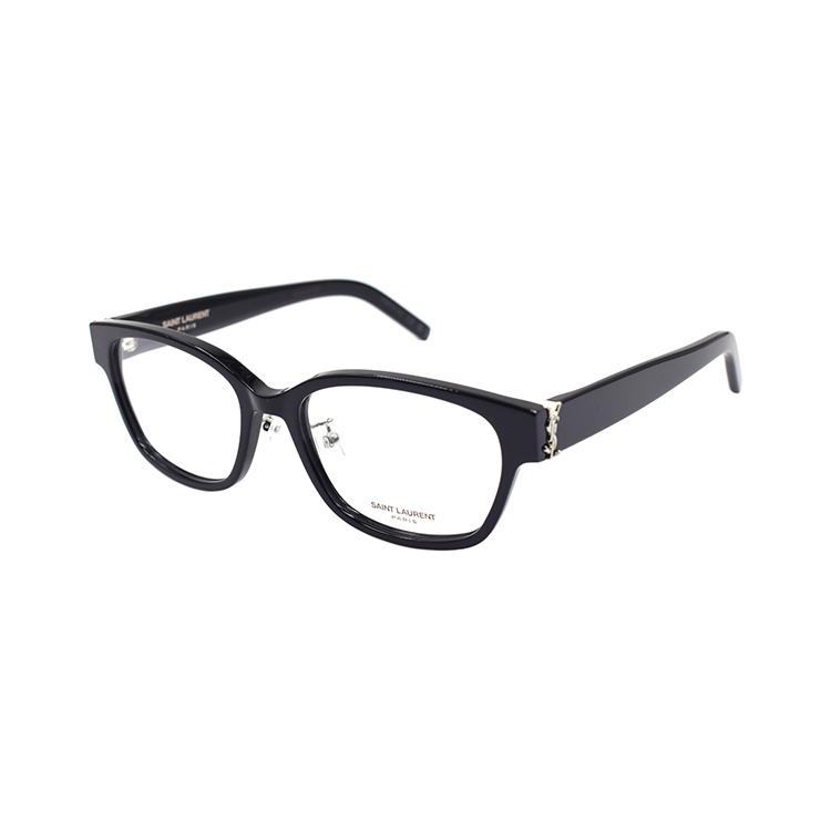 (Women) Saint Laurent  Black Silver Oval Optical Glasses - Elegant Business Frame. SLM33J-001 圖 2
