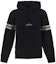 Buy (W) SAINT LAURENT Sudadera Negra con Rayas y Logo Bordado de Manga Larga. 757076Y36SW1095