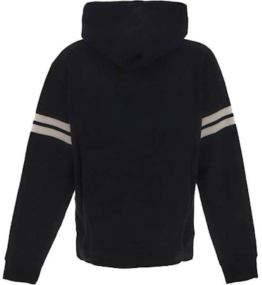 (W) SAINT LAURENT Sudadera Negra con Rayas y Logo Bordado de Manga Larga. 757076Y36SW1095 Lookbook (W) SAINT LAURENT Sudadera Negra con Rayas y Logo Bordado de Manga Larga. 757076Y36SW1095