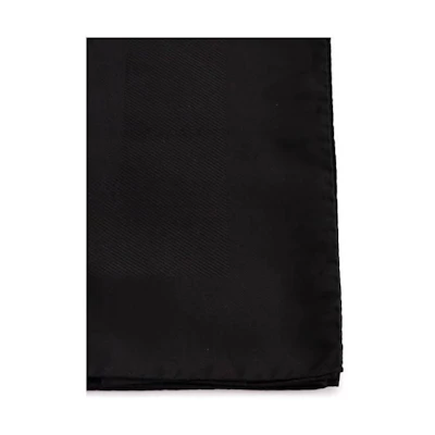 (Women) SAINT LAURENT Black Wool Scarf - Warm & Comfortable 7445613Y0091000