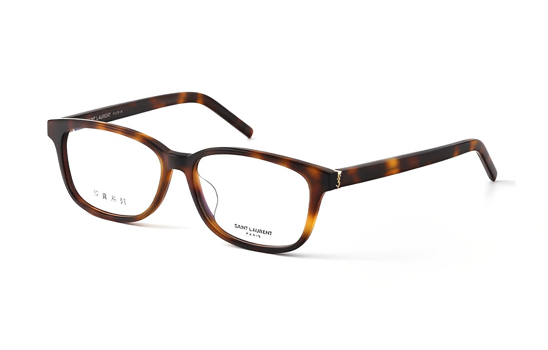 (Women) SAINT LAURENT  Brown Round Optical Glasses - Stylish & Comfortable Frame SL M109/F-002