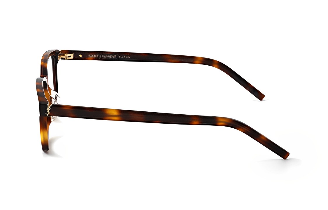 Shop (W) 생로랑 브라운 라운드 안경 - 스타일리시하고 편안한 프레임 SL M109/F-002