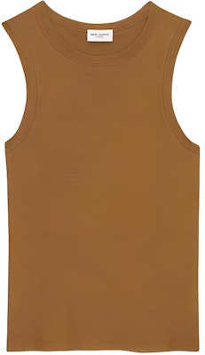 (W) サンローラン ブラウン ノースリーブ ニットタンクトップ 778571Y37OK7745 Buy (W) サンローラン ブラウン ノースリーブ ニットタンクトップ 778571Y37OK7745